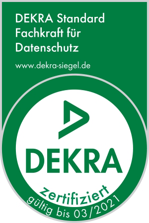 DEKRA Standard Fachkraft für Datenschutz - DEKRA zertifiziert bis 03/2021